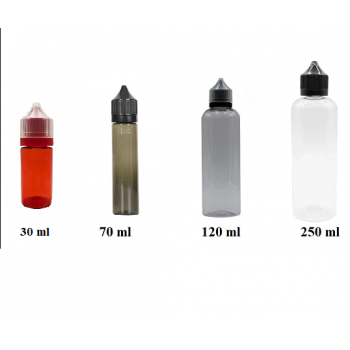 Flacon Gradué Oscar 30Ml 70Ml 120Ml 250 Ml Bobble | Création Vap