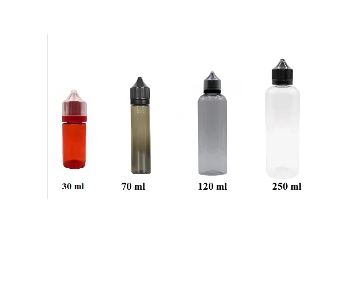 Flacon Gradué Oscar 30Ml 70Ml 120Ml 250 Ml Bobble | Création Vap