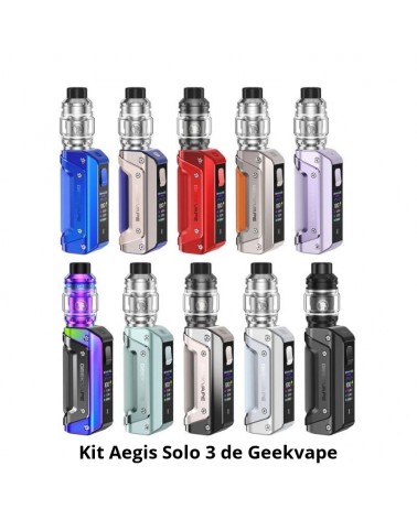Kit Aegis Solo 3 Geek Vape | Création Vap