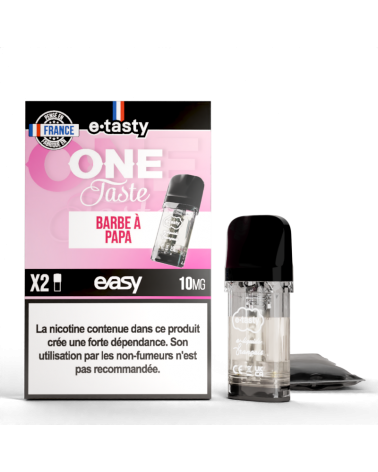 Cartouche Barbe A Papa One Taste Pod Easy E.Tasty X2 | Création Vap
