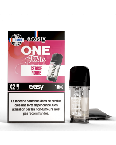 Cartouche Cerise Noire One Taste Pod Easy E.Tasty X2 | Création Vap