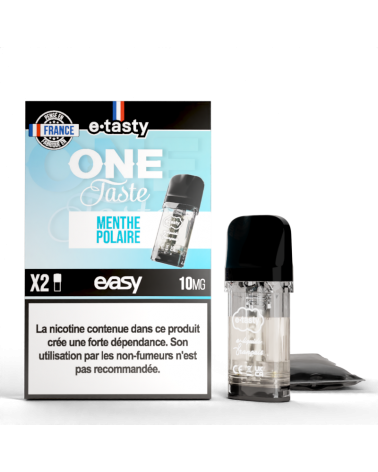 Cartouche Menthe Polaire One Taste Pod Easy E.Tasty X2 | Création Vap