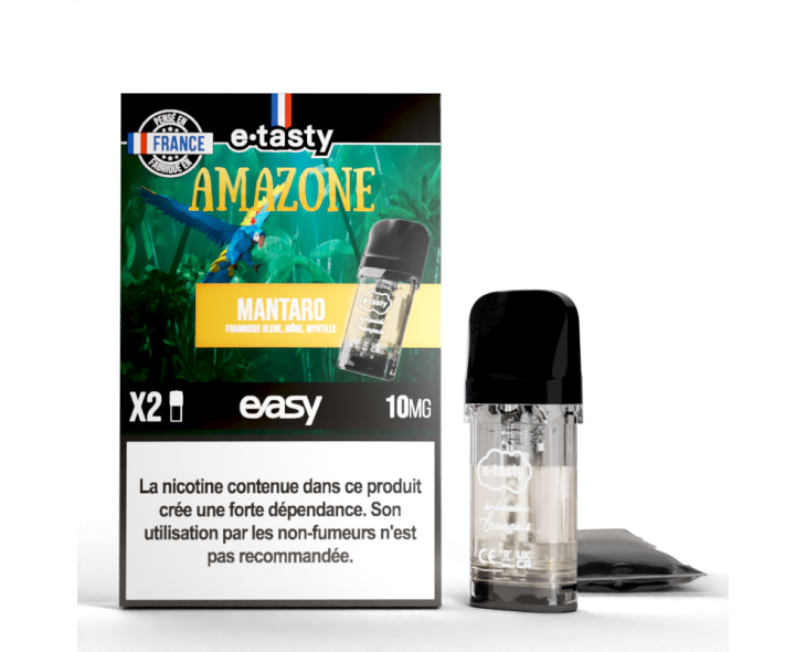 Cartouche Mantaro Amazone Pod Easy E.Tasty X2 | Création Vap