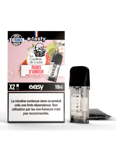 Cartouche Rubis D'Amour La Cueillette De Louise Pod Easy E.Tasty X2 | Création Vap