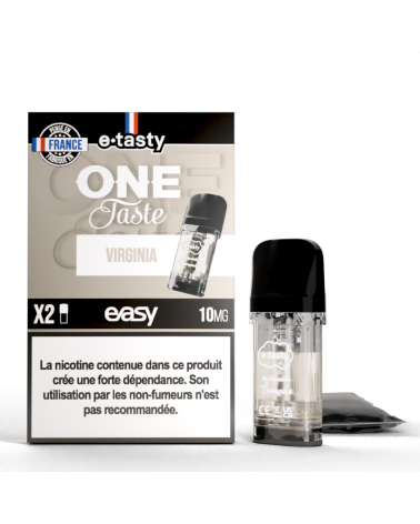 Cartouche Virginia One Tasty Pod Easy E.Tasty X2 | Création Vap