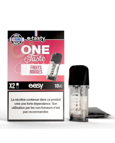 Cartouche Fruits Rouges One Taste Pod Easy E.Tasty X2 | Création Vap