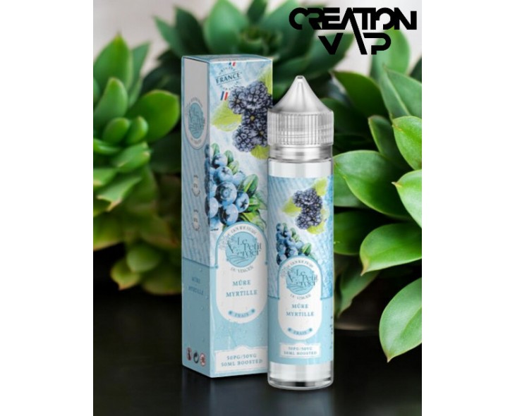 E-Liquide Mûre Myrtille Le Petit Verger Frais Savourea 50Ml | Création Vap