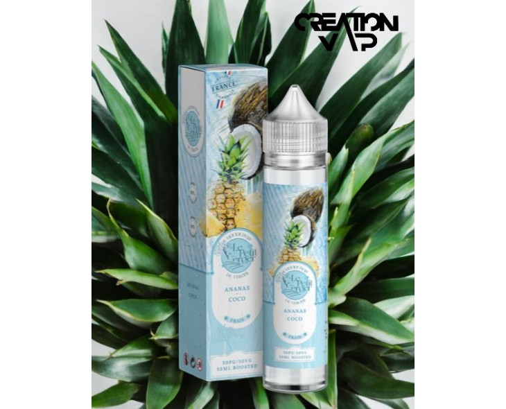 E-Liquide Ananas Coco Le Petit Verger Frais Savourea 50Ml | Création Vap
