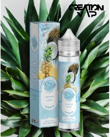 E-Liquide Ananas Coco Le Petit Verger Frais Savourea 50Ml | Création Vap
