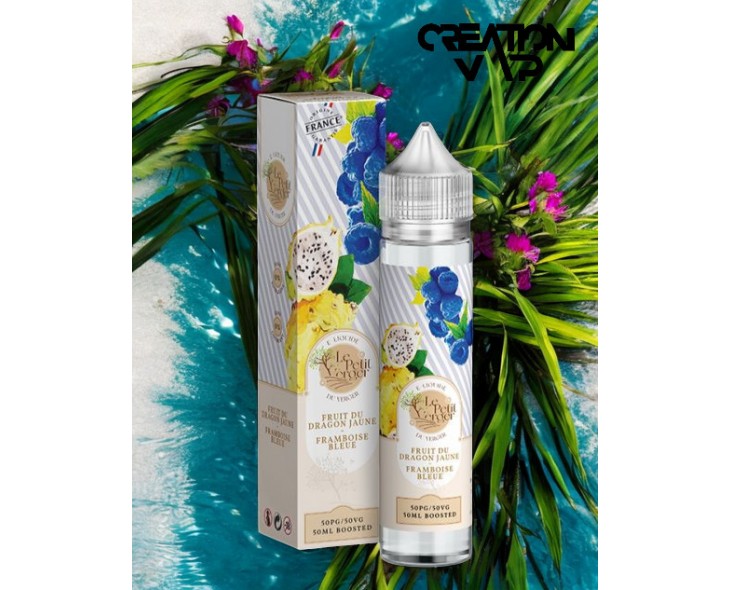 E-Liquide Fruit Du Dragon Jaune Framboise Bleue Le Petit Verger Savourea 50Ml | Création Vap