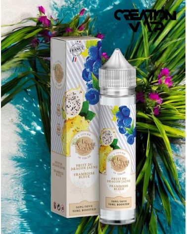 E-Liquide Fruit Du Dragon Jaune Framboise Bleue Le Petit Verger Savourea 50Ml | Création Vap
