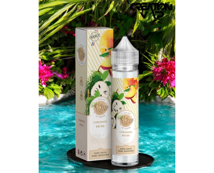 E-Liquide Corossol Pêche Le Petit Verger Savourea 50Ml | Création Vap