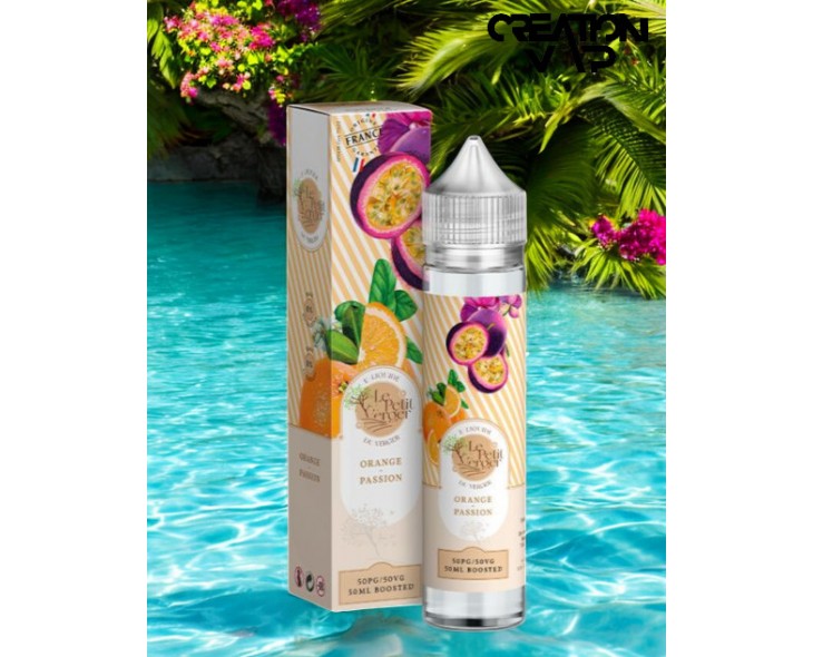 E-Liquide Orange Passion Le Petit Verger Savourea 50Ml | Création Vap