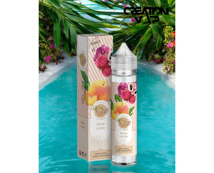 E-Liquide Pêche Litchi Le Petit Verger Savourea 50Ml | Création Vap