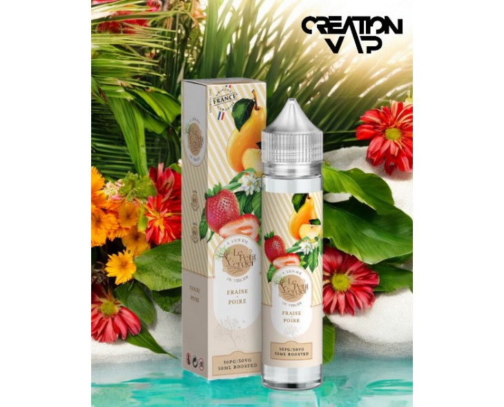 E-Liquide Fraise Poire Le Petit Verger Savourea 50Ml | Création Vap