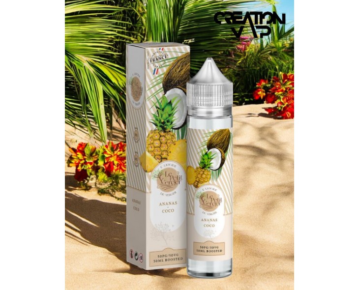 E-Liquide Ananas Coco Le Petit Verger Savourea 50Ml | Création Vap