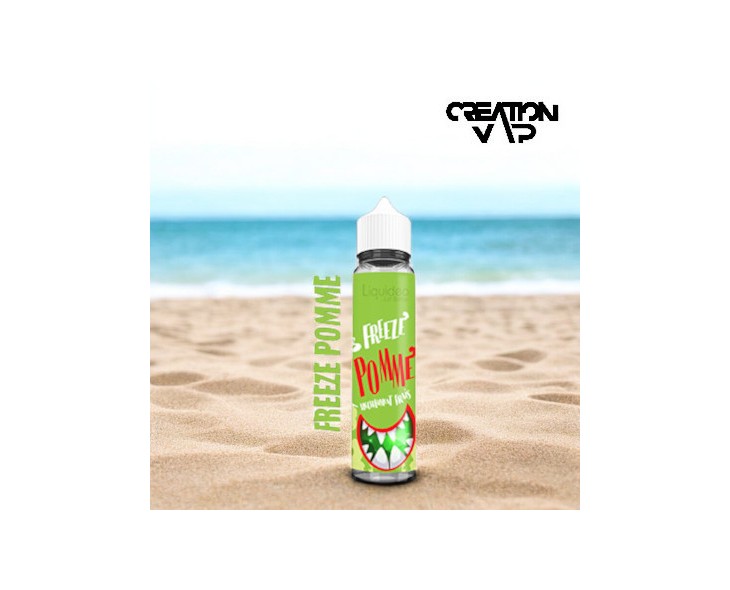 E-Liquide Pomme Freeze Liquideo 50Ml | Création Vap
