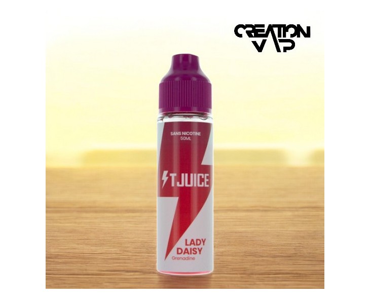 E-Liquide Lady Daisy T-Juice 50Ml Et 100 Ml | Création Vap