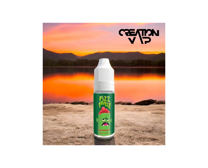 E-Liquide Fraise Banane Raisin Fizz Freeze Liquideo 10Ml | Création Vap