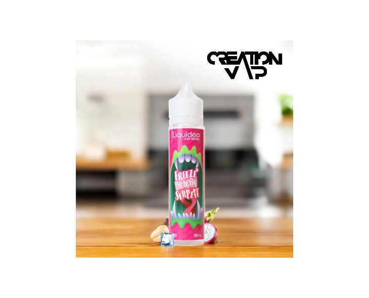 E-Liquide Dragon Serpent Freeze Liquideo 50Ml | Création Vap