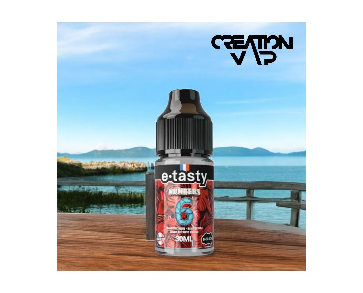 Arôme concentré Numbers 6 E.Tasty 30Ml | Création Vap Arôme concentré Numbers 6 E.Tasty 30Ml | Création Vap