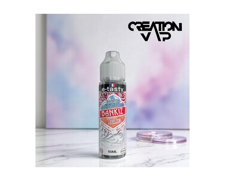E-Liquide Bako Extra Frais Bankiz E-Tasty 50Ml | Création Vap