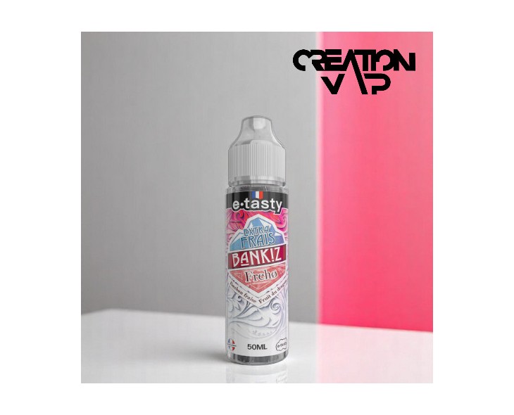 E-Liquide Freho Bankiz Extra Frais E-Tasty 50Ml | Création Vap E-Liquide Freho Bankiz Extra Frais E-Tasty 50Ml | Création Vap