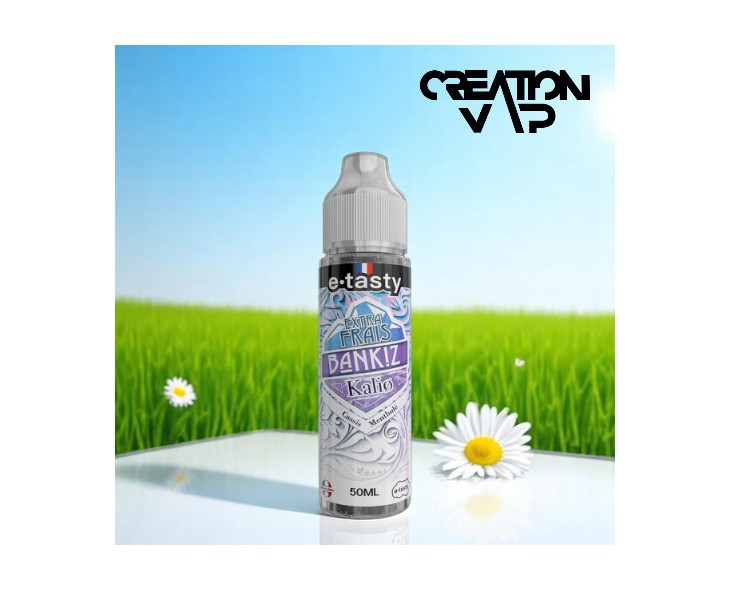 E-Liquide Kalio Bankiz Extra Frais E.Tasty 50Ml | Création Vap