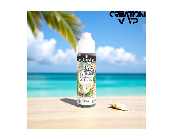 E-Liquide Teint De Pêche La Cueillette De Louise E.Tasty 50Ml | Création Vap