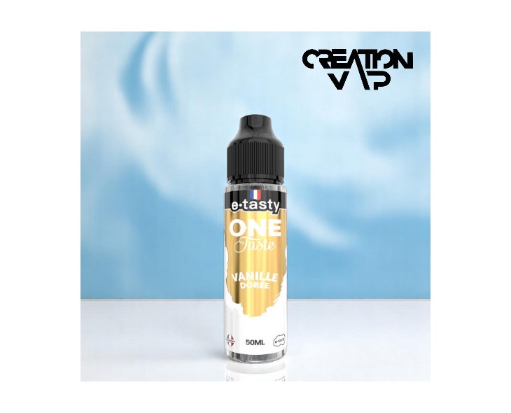 E-Liquide Vanille Dorée One Taste E-Tasty 50Ml | Création Vap