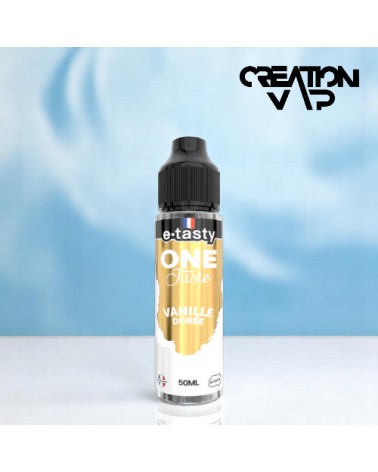 E-Liquide Vanille Dorée One Taste E-Tasty 50Ml | Création Vap