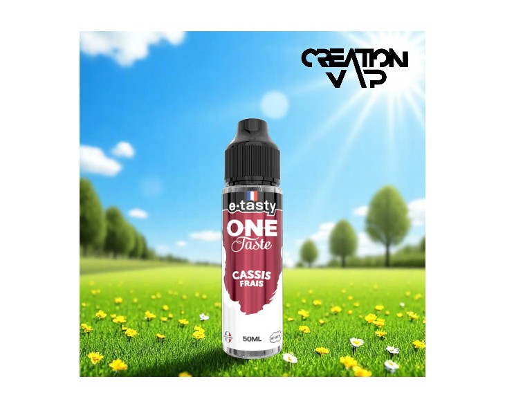 E-Liquide Cassis Frais One Taste E.Tasty 50Ml | Création Vap