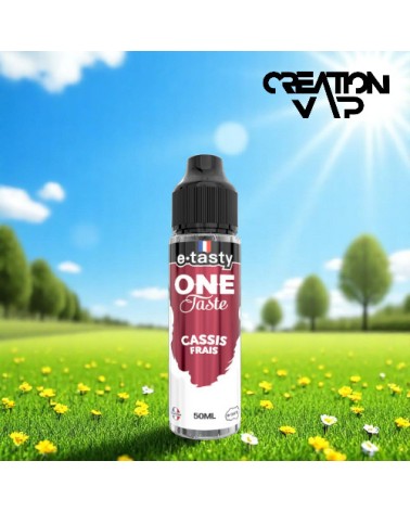 E-Liquide Cassis Frais One Taste E.Tasty 50Ml | Création Vap