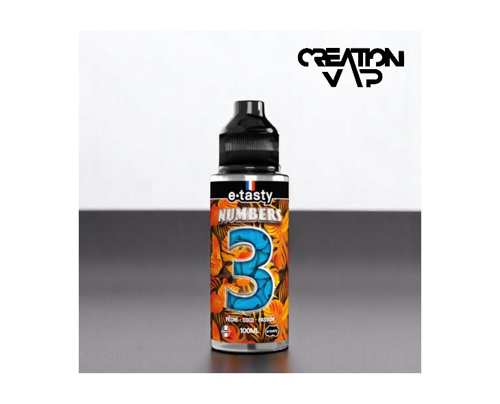 E-Liquide Numbers 3 E-Tasty 100Ml | Création Vap