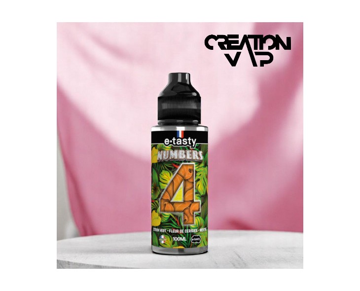 E-Liquide Numbers 4 E-Tasty 100Ml | Création Vap