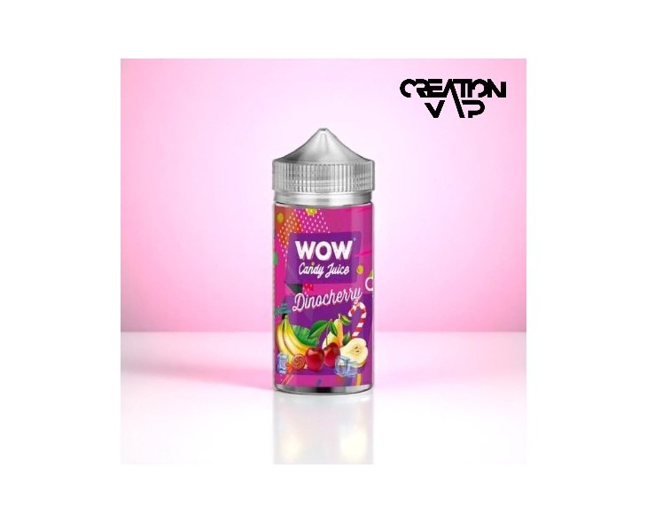 E-Liquide Dinocherry Wow Candy Juice 100Ml | Création Vap