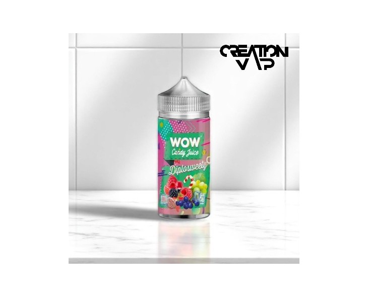 E-Liquide Diplosweety Wow Candy Juice 100Ml | Création Vap