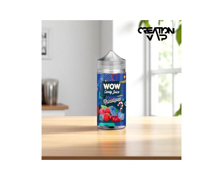 E-Liquide Rhinolipop Wow Candy Juice 100Ml | Création Vap