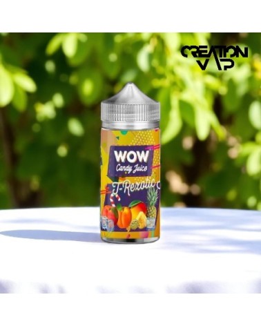 E-Liquide T-Rexotic Wow Candy Juice 100Ml | Création Vap