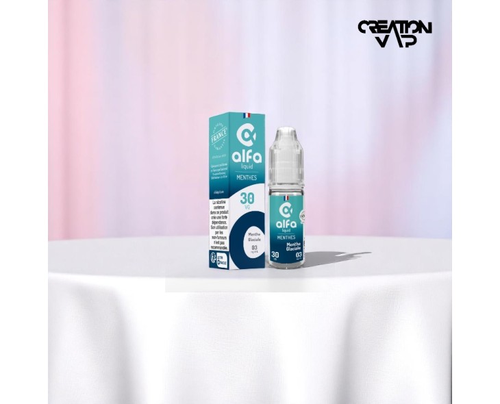 E-Liquide Menthe Glaciale Alfaliquid 10Ml | Création Vap