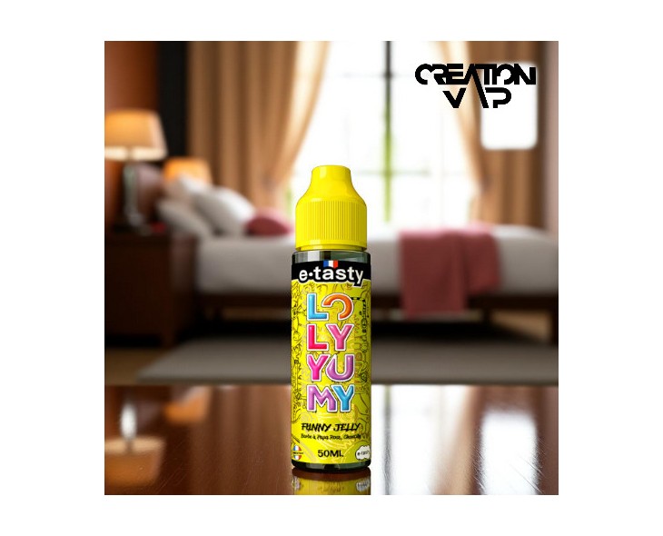 E-Liquide Funny Jelly Loly Yumy E.Tasty 50Ml | Création Vap