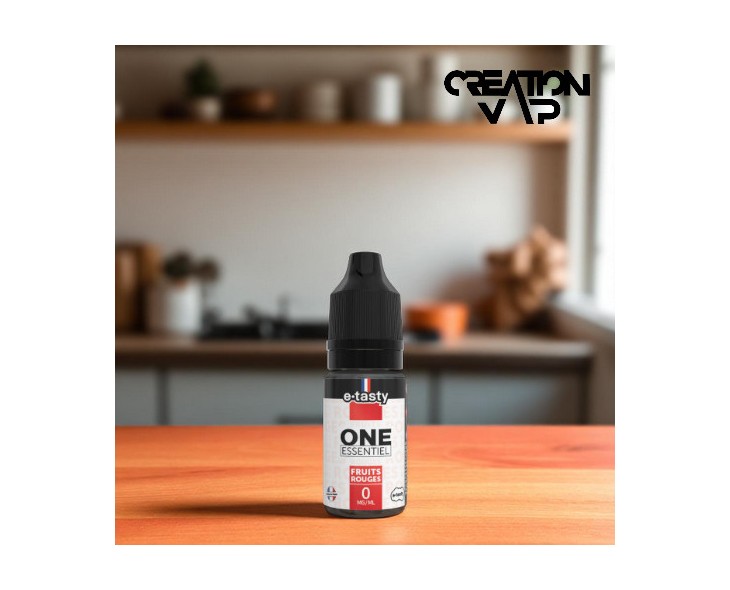 E-Liquide Fruits Rouges One Essentiel E.Tasty 10Ml | Création Vap E-Liquide Fruits Rouges One Essentiel E.Tasty 10Ml | Création Vap