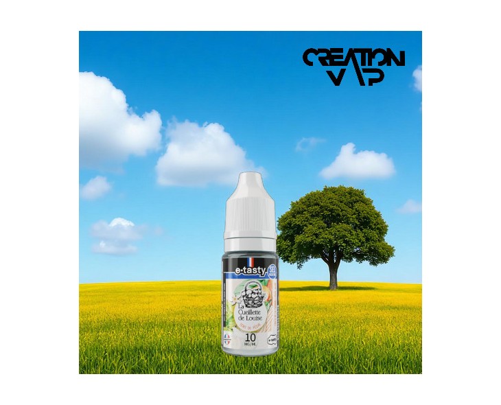 E-Liquide Teint De Pêche La Cueillette De Louise Sels De Nicotine E.Tasty 10Ml | Création Vap