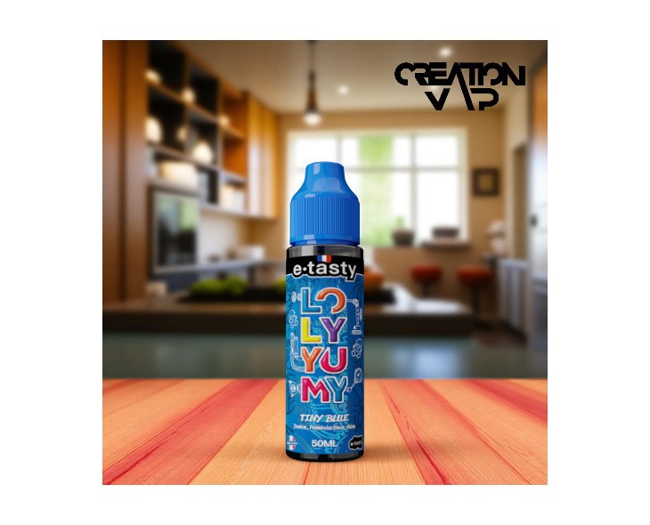 E-Liquide Tiny Blue Loly Yumy E.Tasty 50Ml | Création Vap