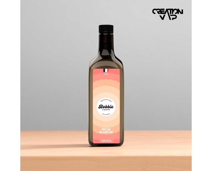 E-Liquide Pêche Blanche Bobble | Création Vap