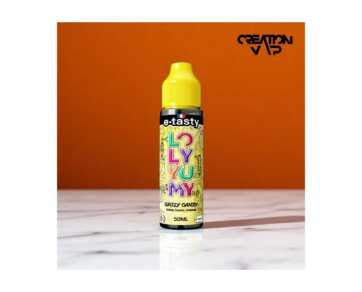 E-Liquide Loly Yumy Smily Candy E-Tasty 50Ml | Création Vap