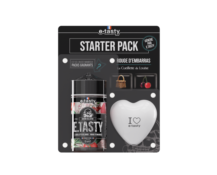 Starter Pack Rouge D'embarras E.Tasty 170Ml | Création Vap