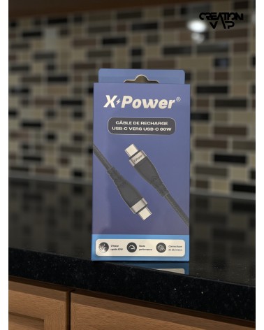 Chargeur USB-C Vers USB-C 60W X Power | Création Vap