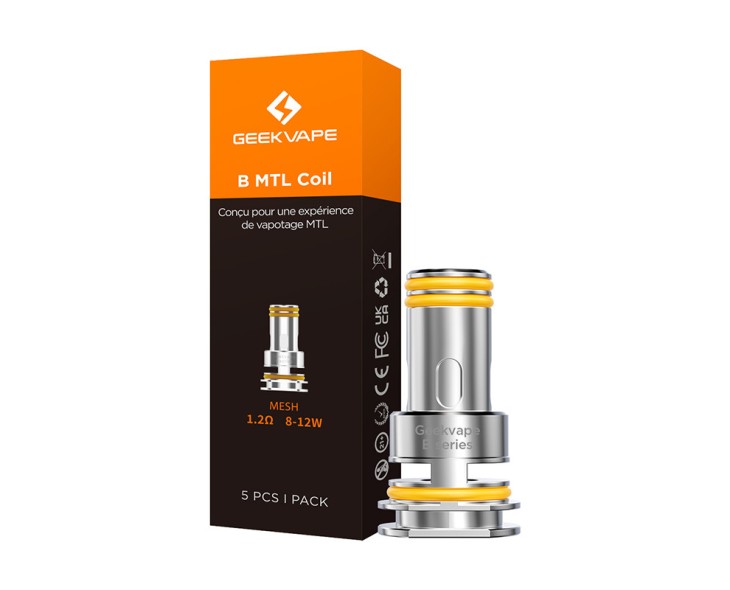 Résistances B Série MTL Geek Vape | Création Vap Résistances B Série MTL Geek Vape | Création Vap