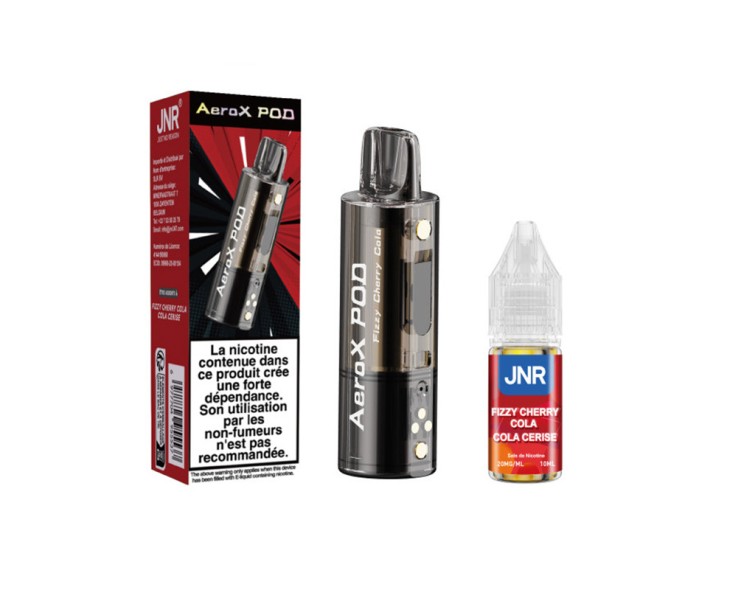 Pod AeroX Fizzy Cherry Cola Puff JNR | Création Vap